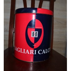 Cagliari Calcio confezione panettone  latta 1997 raro 