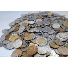 Monete lire repubblica da catalogare 1 Kg 