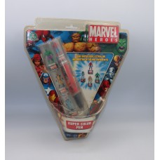 Marvel Heroes Super Color Pen Giochi Preziosi – Penna Multicolore con Mini Personaggi Marvel Blister Vintage Sigillato