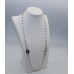 Cesare Paciotti collana in argento rosario da 80 cm