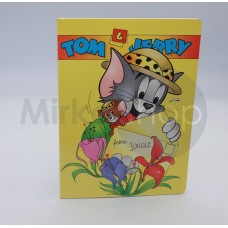 Tom e Jerry safari club quaderno a righe anni 80 Auguri Mondadori 