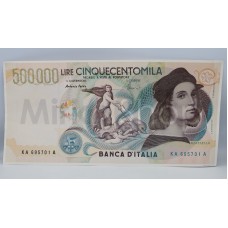 500000 lire riproduzione banconota gigante da 46 x 22 cm 