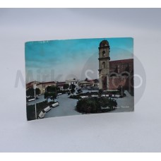 Terralba  Piazza Marconi cartolina Sardegna viaggiata con francobollo