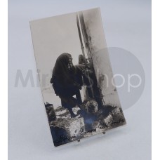 Azizia Tripoli fotografia cartolina  donne alla fonte non viaggiata