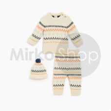 Set completo pesante caldo magliione pantalone cuffia  bambino taglia 1 - 2 anni 