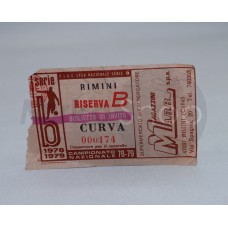 Rimini Cagliari biglietto stadio 1978 1979 