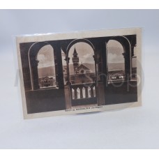 Saluti da Mussolinia Sardegna viaggiata con francobollo