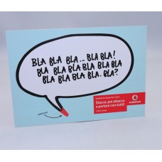 Vodafone  Summer Card Flyer con adesivo vintage 