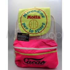 Merendine Motta veste il Mini Basket zaino con medaglia anni 80 