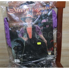 Costume di carnevale Strega del Gatto nero Paolo Fiori 7 / 9 anni 