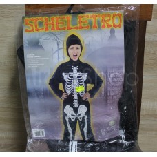 Costume  di carnevale scheletro Paolo Fiori 