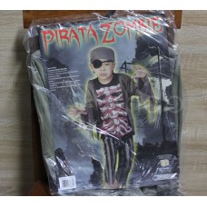 Costume di Carnevale Pirata Zombie 7/9 anni Paolo Fiori 