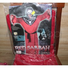 Costume di carnevale Red Sabbath Paolo Fiori taglia unica 