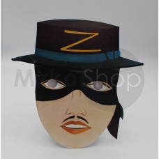 Maschera di carnevale Zorro vintage anni 70 