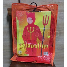 Costume di carnevale diavoletto diavolino 3/4 anni Paolo Fiori