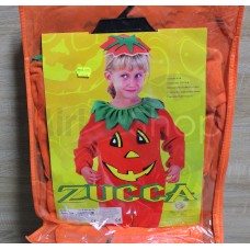 Costume di Carnevale Zucca Paolo Fiori 3/4 anni 