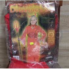 Costume di carnevale Diavoletta Paolo Fiori 7/9 anni 