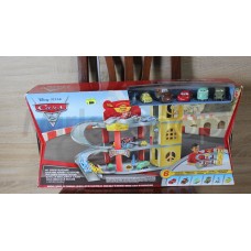 Cars Garage Pit 2 Crew con auto Mattel sigillato raro 
