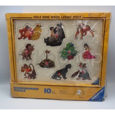 Il libro della giungla  puzzle in legno Ravensburger da 10 pezzi 1996 Disney 