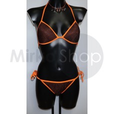 Argento vivo costume da bagno bikini taglia 4 