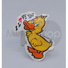 Papero innamorato adesivo vintage 1985 Masters Mi 