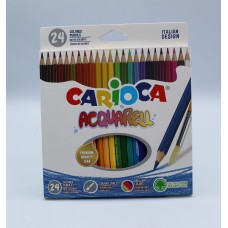 Astuccio 24 matite acquarellabili colori assortiti Carioca