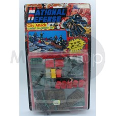 National Defense City Attack Combat Placement Set nuovo raro 1983 