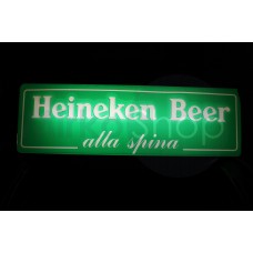 Heineken alla spina insegna vintage anni 80 funzionante 