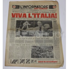 L'Informatore del Lunedì 12 Luglio 1982 Italia Campione del Mondo 