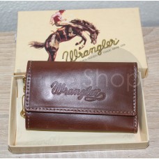 Wrangler portachiavi in pelle nuovo 