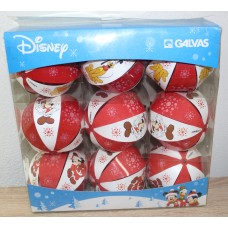 Disney Christmas balls Mickey Mouse Galvas 9 pcs new