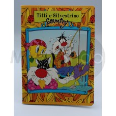 Titti e Silvestrino Country quaderno vintage 1996 Warner Bros Mondadori 