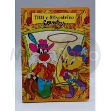 Titti e Silvestrino Country quaderno vintage 1996 Warner Bros Mondadori 