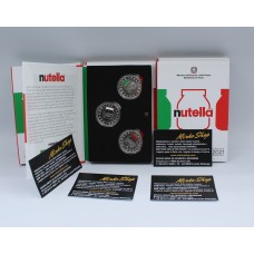  5 euro silver  2021 triptych Nutella