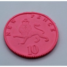 Coin made in Hong Kong  eraser vintage 