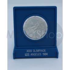 500 lire 1984 moneta commemorativa in argento XXIII Olimpiadi di Los Angeles